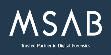 MSAB logo blue background with tagline